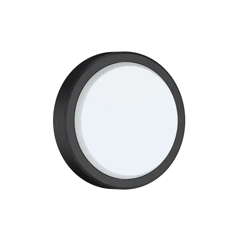 MALABO LED kerek mennyezeti lámpa 25W 2950lm 4000K 120° IP65 átmérő 300mm pórszórt fekete alumínium keret - HUGO LED Végkiárusítás